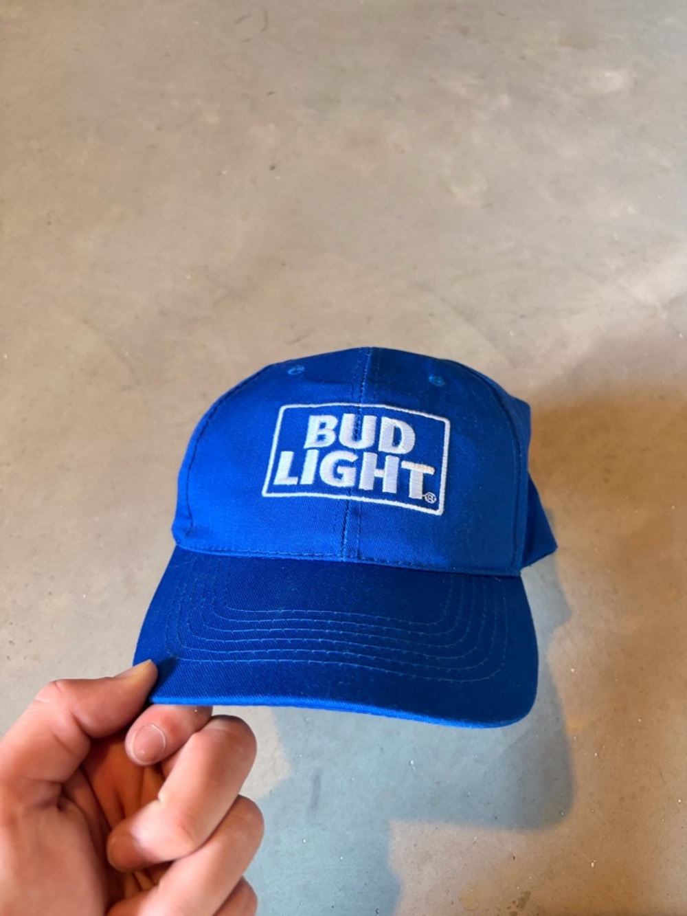 Bud Light Blue Logo Baseball Cap for Men
